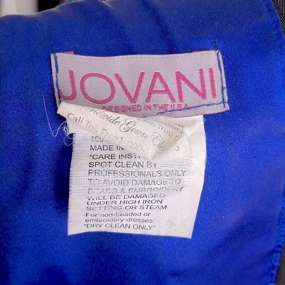 Jovani Two Piece High Neck Evening Dress - Picture 14 of 15